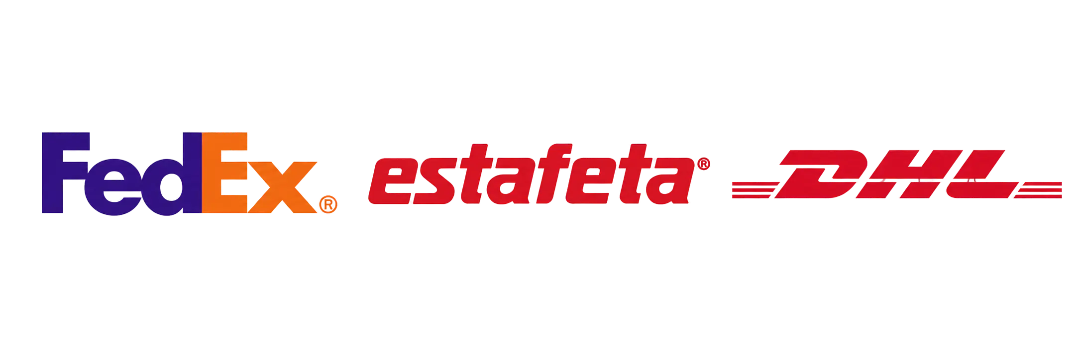 Envíos por FedEx, Estafeta y DHL